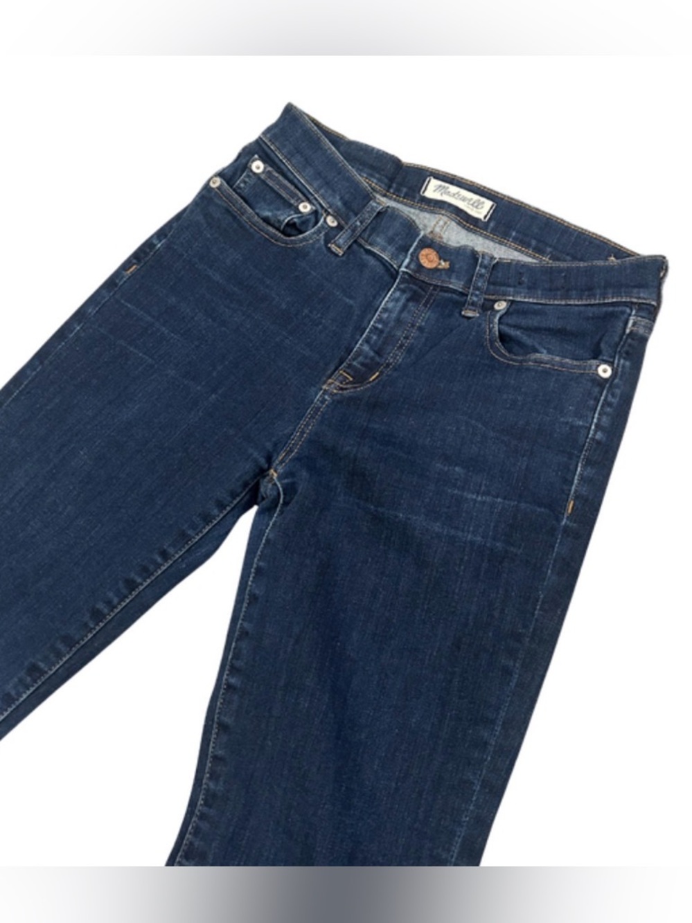 Madewell Alley Straight Jeans | Med Dark Wash | Size 27 - Picture 2 of 7